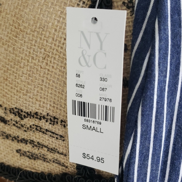 NWT!! New York and Company stripped pants size xs - Picture 3 of 7